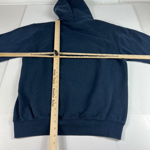 Champion Georgia Tech Yellow Jackets Sweatshirt Adult Medium Black Faded Hoodie - Picture 13 of 16